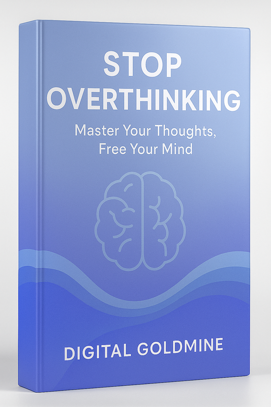 Stop Overthinking: Master Your Thoughts, Free Your Mind